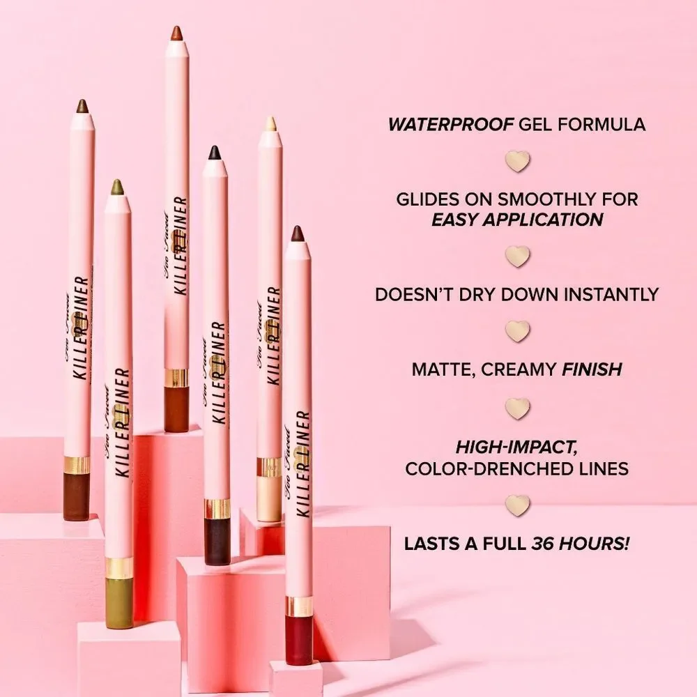 Too Faced Waterproof Killer Turquoise Gel Eye Liner